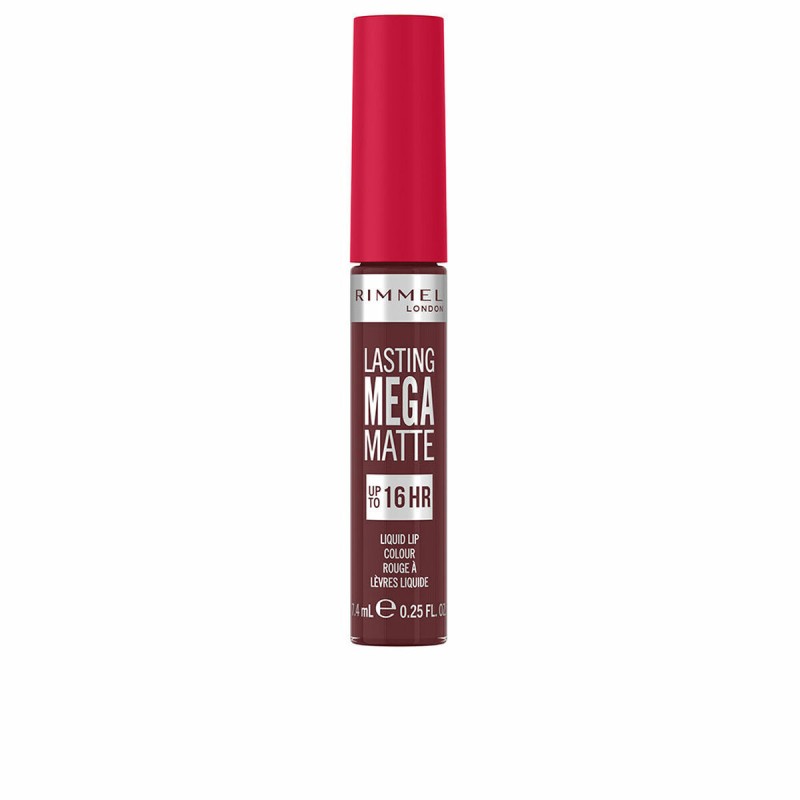 Lippenstift Rimmel London Lasting Mega Matte Fluid Nº 810 Plum this show 7,4 ml