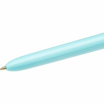 Ensemble de Stylos Bic Fun Bleu Blanc (12 Pièces)