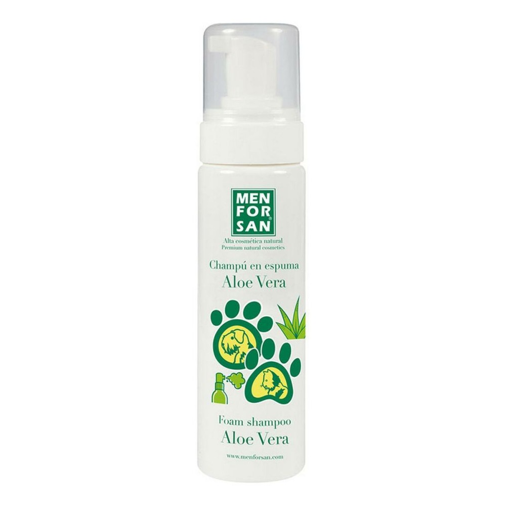 Shampoo für Haustiere Menforsan Hund Aloe Vera Katzen 200 ml