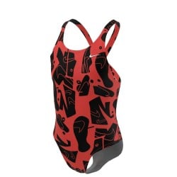 Swimsuit for Girls Nike Crimson Red