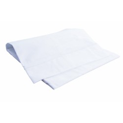 Oberes Betttuch für Kinderbett 80 x 110 cm Weiß (Restauriert A)