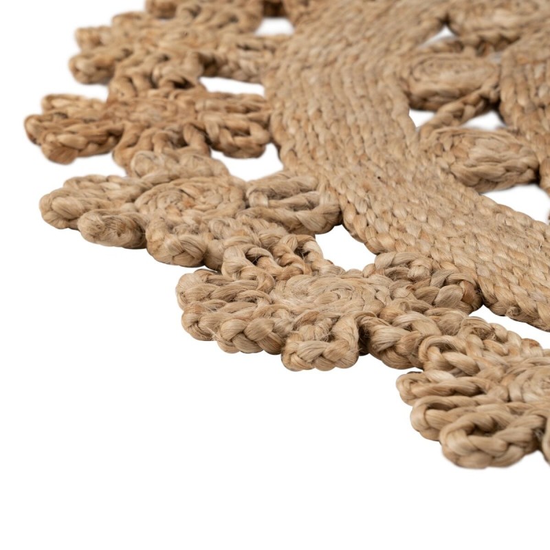 Carpet Natural Jute 120 x 120 cm