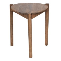 Table d'appoint 58 x 56 x 56 cm Naturel Bois de manguier