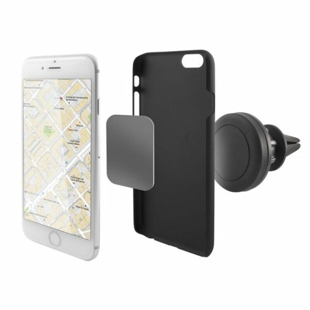 Magnetic Mobile Phone Holder for Car KSIX 360º Black