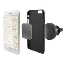 Support Magnétique pour Téléphone Portable pour Voiture KSIX 360º Noir