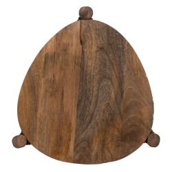 Beistelltisch 58 x 56 x 56 cm natürlich Mango-Holz