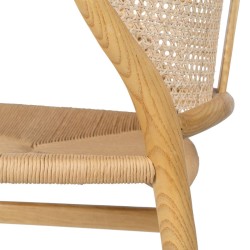 Dining Chair Natural 49 x 45 x 80 cm