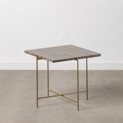 Centre Table Marble Iron 50 x 50 x 45 cm