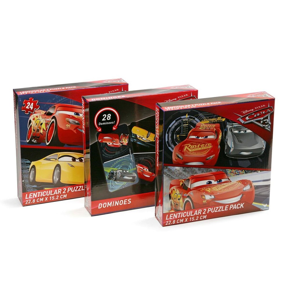 Set de dominos et puzzle Cars 3 Unités