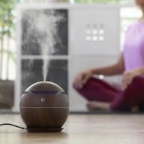 Mini humidificateur diffuseur d'arômes Dark Walnut InnovaGoods