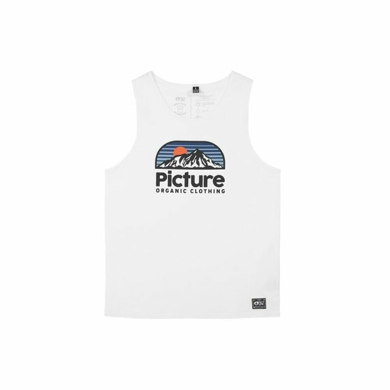 Ärmelloses Herren-T-Shirt Picture Authentic Tank B Weiß