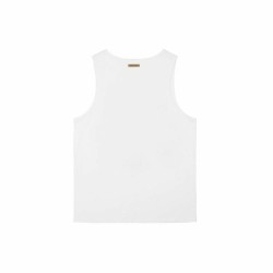 Men's Sleeveless T-shirt Picture Authentic Tank B White