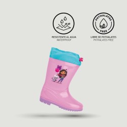 Bottes en Caoutchouc pour Enfants Gabby's Dollhouse Rose