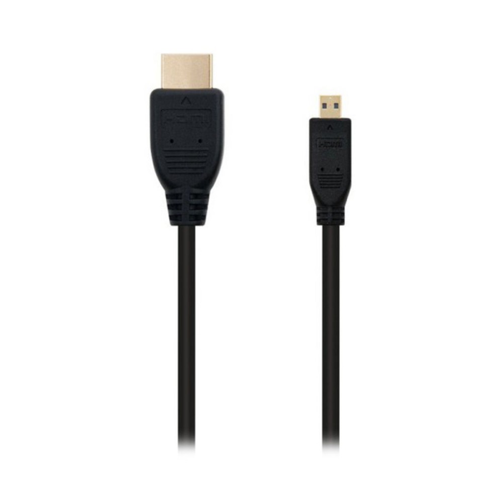 HDMI to Micro HDMI Cable NANOCABLE 10.15.3501 Black (0,8 m)