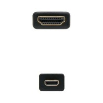 HDMI auf Mikro HDMI Verbindungskabel NANOCABLE 10.15.3501 Schwarz (0,8 m)