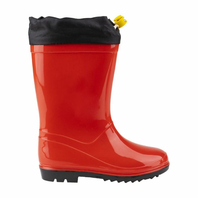 Bottes en Caoutchouc pour Enfants Mickey Mouse Rouge