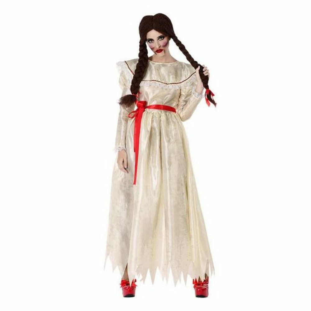 Costume for Adults Possessed girl White (1 Pcs)