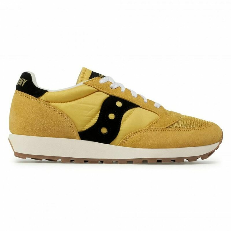 Baskets Casual pour Femme Saucony Jazz Original Vintage Suede Jaune