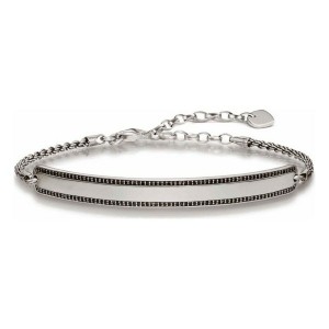 Bracelet Unisexe Thomas Sabo LBA0009-643-11 Argenté Noir 19 cm 15-18 cm