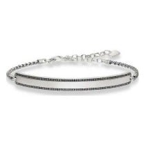 Bracelet Unisexe Thomas Sabo LBA0009-643-11 Argenté Noir 19 cm 15-18 cm