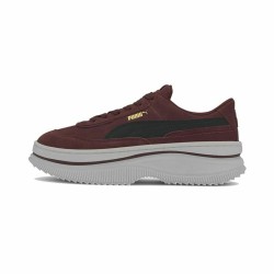 Casual Damenturnschuh Puma Sportswear Deva Suede Dunkelrot