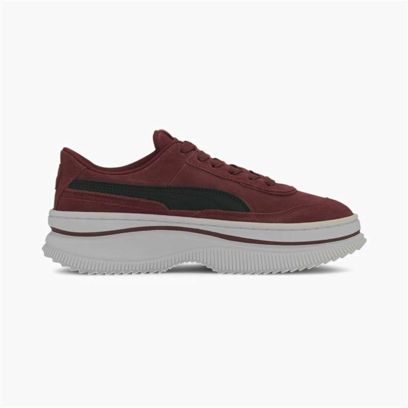 Baskets Casual pour Femme Puma Sportswear Deva Suede Rouge foncé