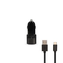 Chargeur de voiture Contact USB-C (1 m) Noir