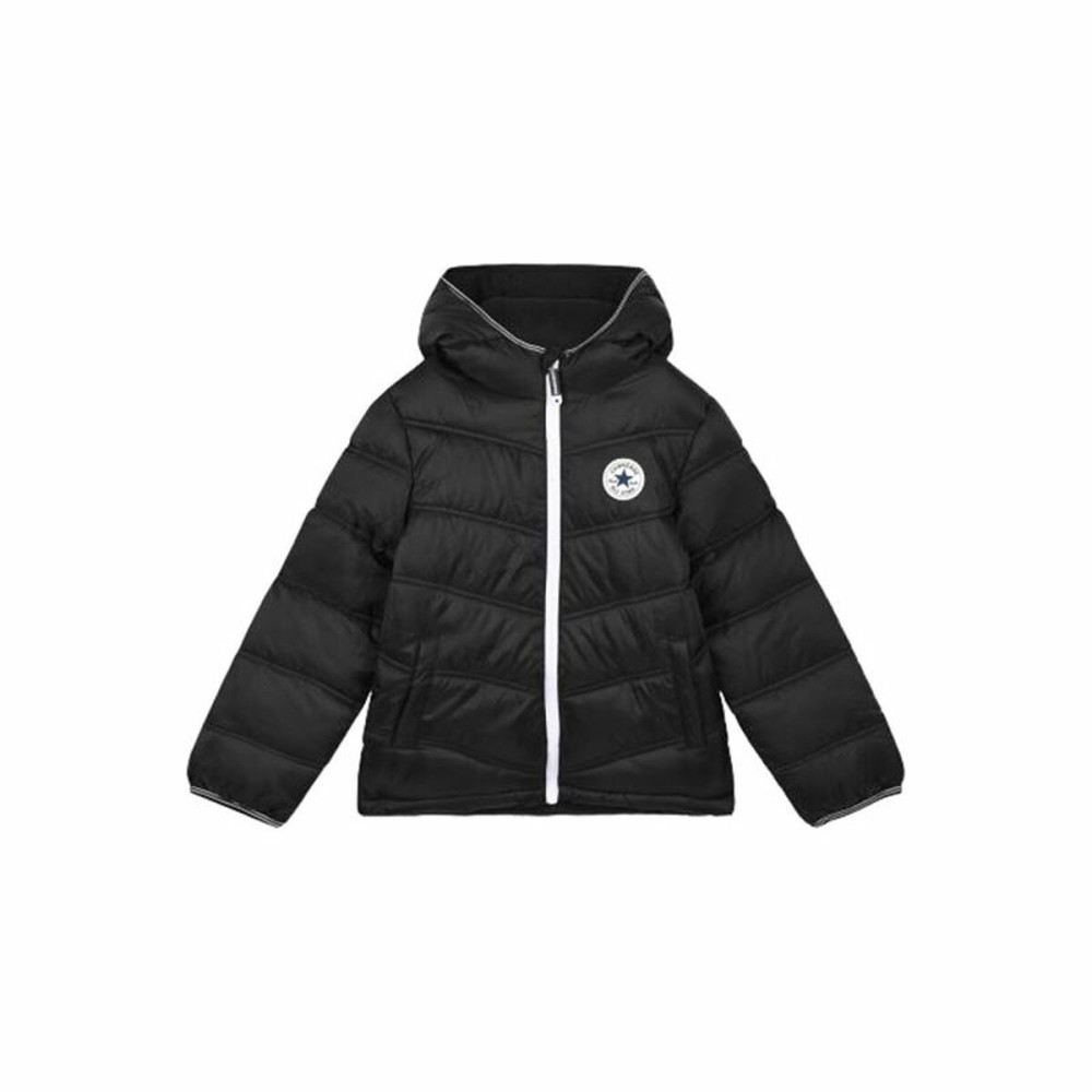 Jacke Für Kinder Converse Mdwt Schwarz