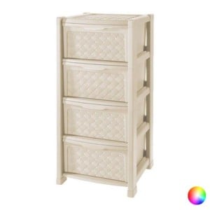 Chest of drawers Tontarelli Plastic 4 drawers (38,5 x 39 x 82,5 cm)