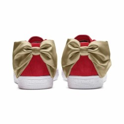 Casual Damenturnschuh Puma Sportswear Suede Bow Varsity Rot