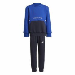 Ensemble de Sport pour Enfants Adidas Crew Bleu