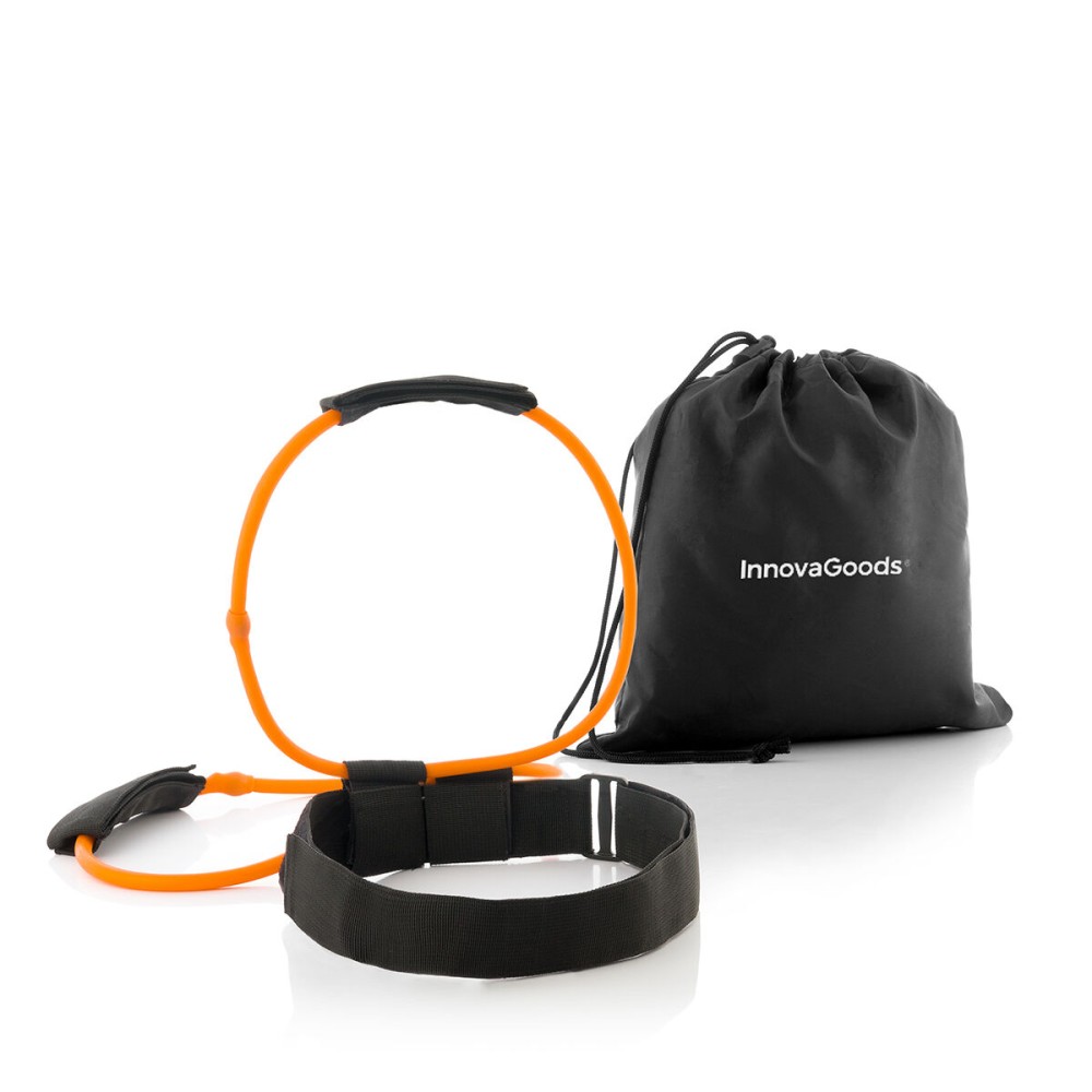 Ceinture avec bandes de résistance pour les fessiers et guide d'exercices Bootrainer InnovaGoods