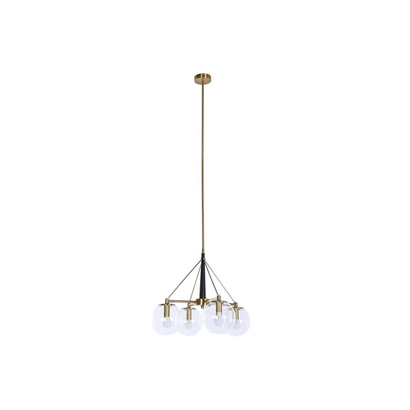 Suspension DKD Home Decor 50 x 50 x 144 cm Verre Doré Métal 50 W