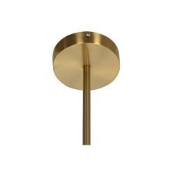 Deckenlampe DKD Home Decor 50 x 50 x 144 cm Kristall Gold Metall 50 W