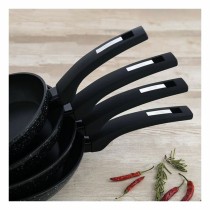 Non-stick frying pan Quid Estelar Black Metal