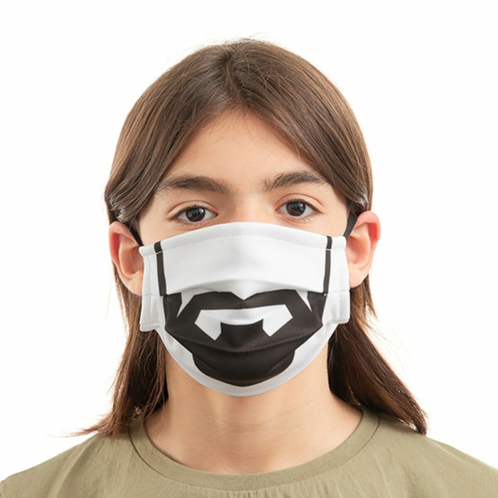 Masque en tissu hygiénique réutilisable Beard Luanvi Taille M Pack de 3 unités