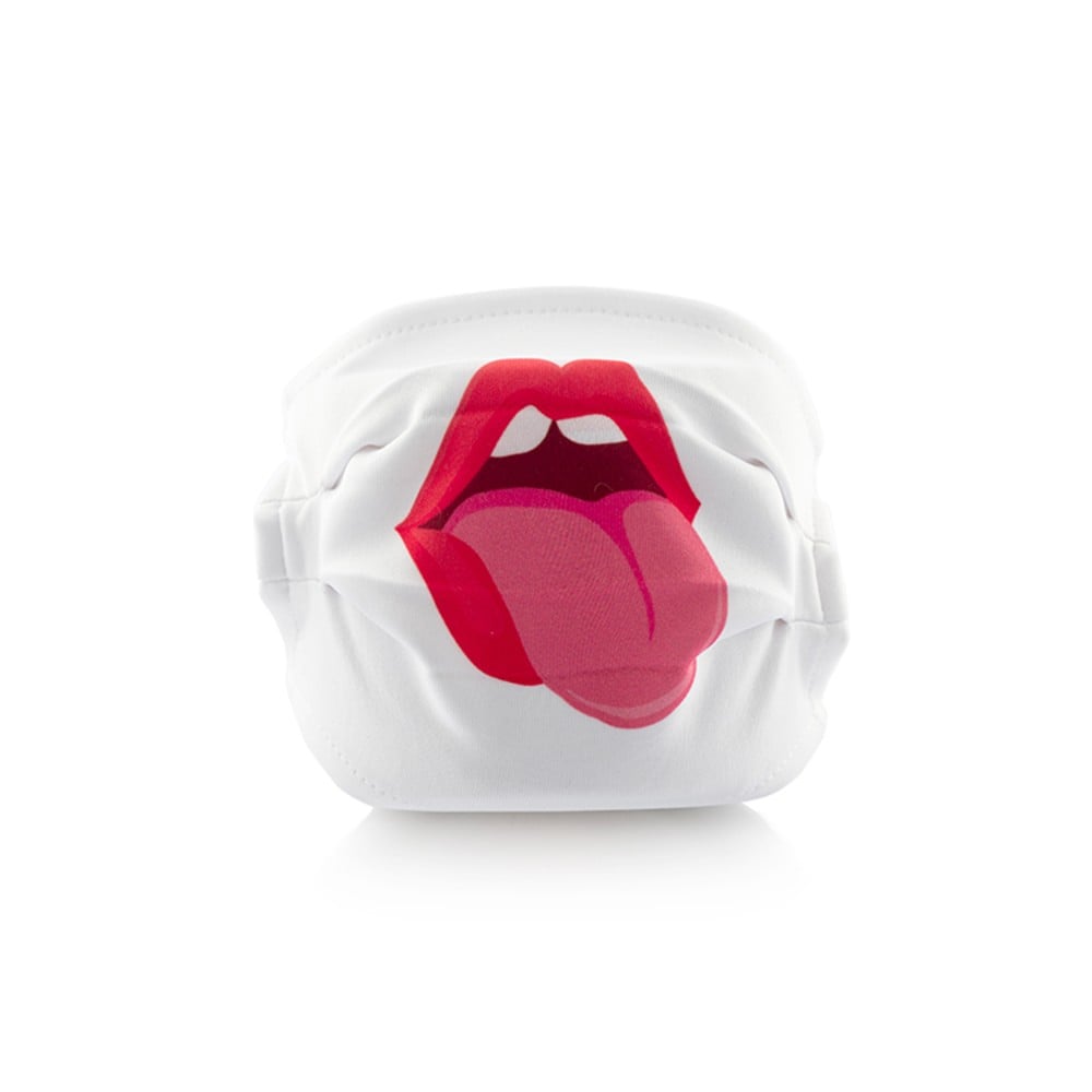 Masque en tissu hygiénique réutilisable Tongue Luanvi Taille M Pack de 3 unités