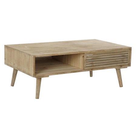 Table DKD Home Decor 99 x 59 x 38 cm Sapin Naturel Aluminium