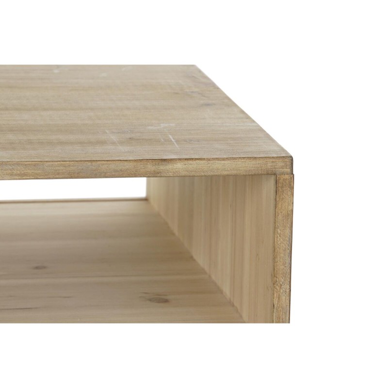 Table DKD Home Decor 99 x 59 x 38 cm Sapin Naturel Aluminium