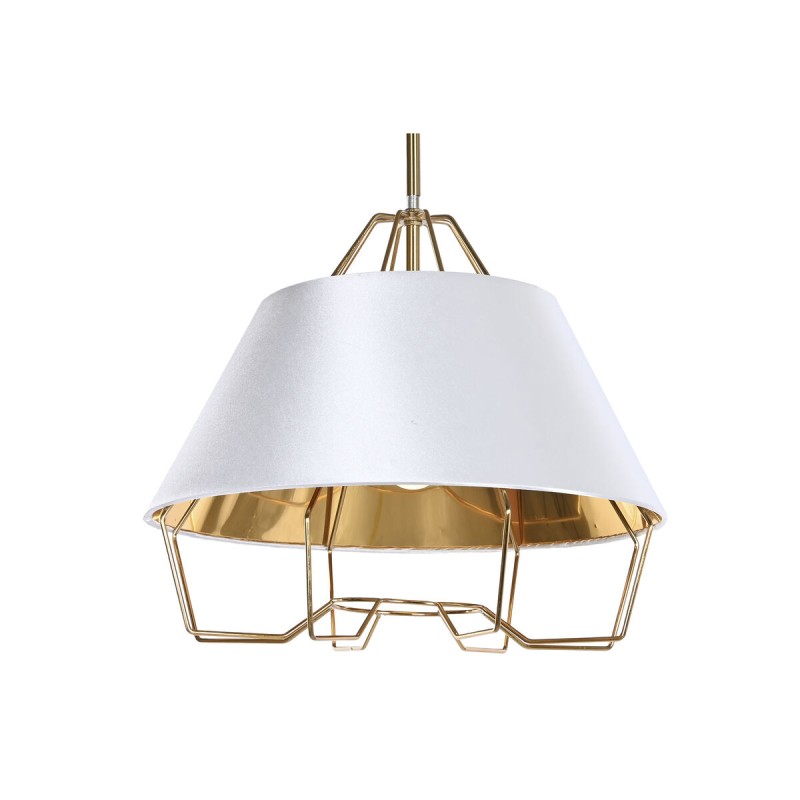 Ceiling Light DKD Home Decor White Golden PVC Metal 50 W 38 x 38 x 32 cm