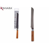 Serrated Knife Kinvara KT116042B Wood Bamboo Stainless steel