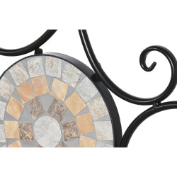 Banc DKD Home Decor Noir Multicouleur Mosaïque 111 x 54 x 88 cm