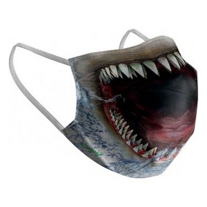 Masque en tissu hygiénique réutilisable 6-9 ans Requin