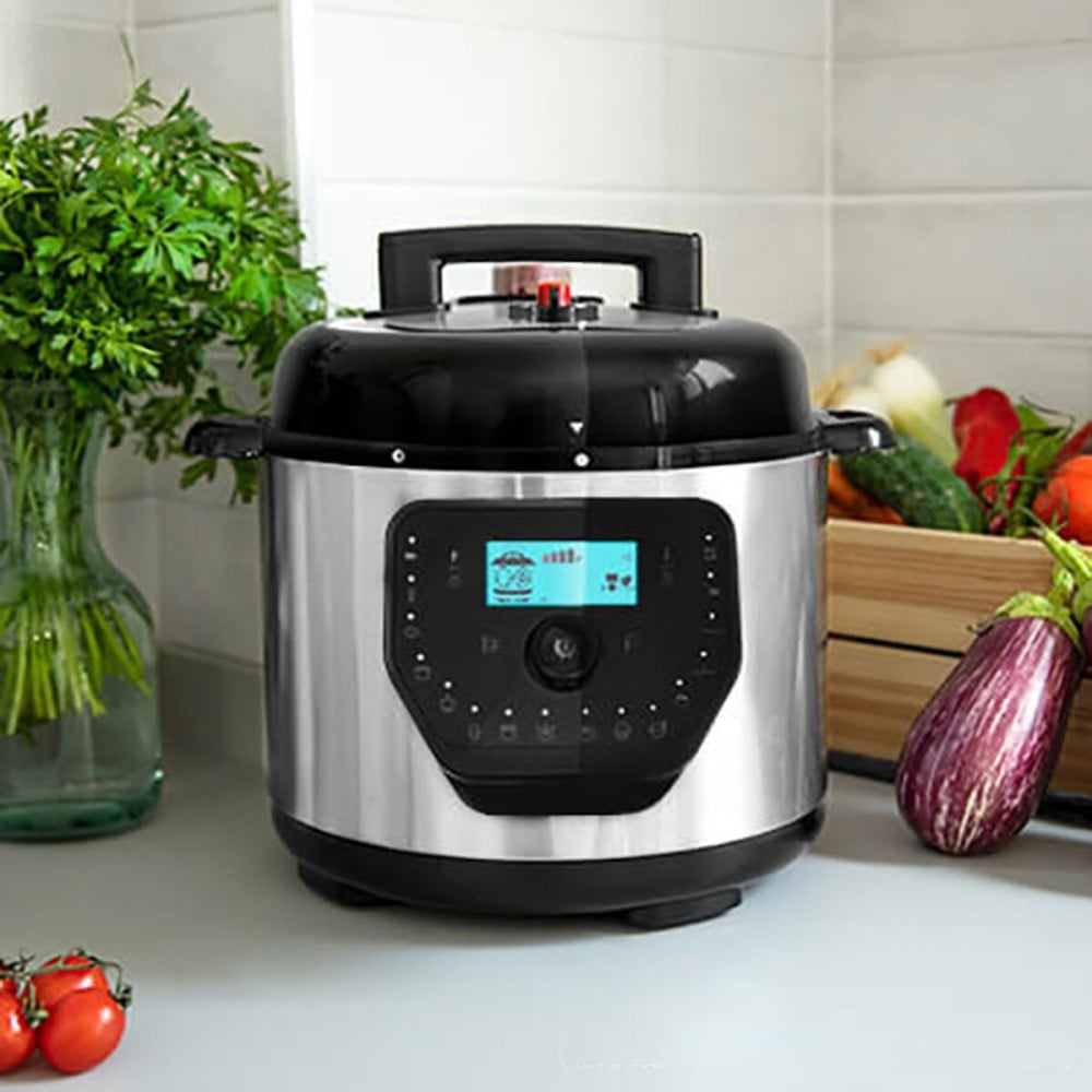 Food Processor Cecotec H Deluxe 6 L LCD Steel 1000 W 6 L 8 L