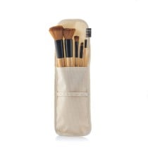 Ensemble de Pinceaux de Maquillage en Bois avec Trousse Miset InnovaGoods 5 Unités