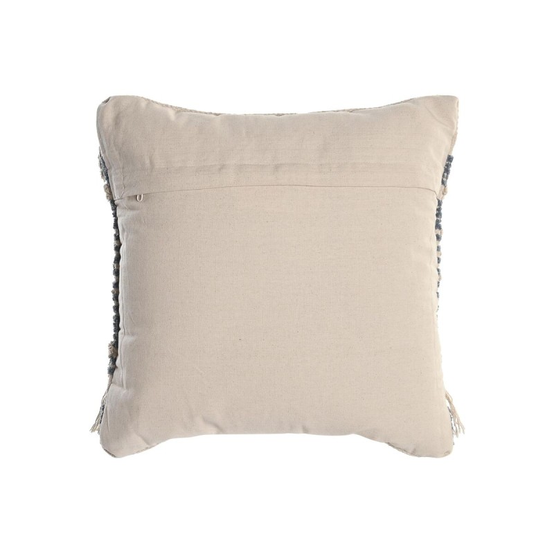 Cushion DKD Home Decor Blue 45 x 10 x 45 cm White Boho