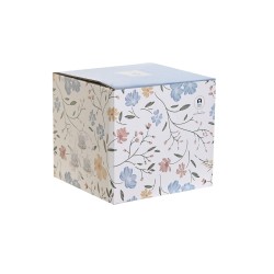 Jeu de Théière DKD Home Decor Porcelaine Bleu Terre cuite Blanc Jaune (3 Unités)