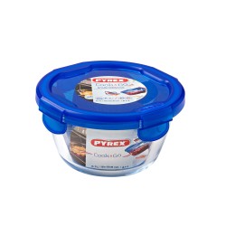 Lunchbox hermetisch Pyrex Cook & go 15,5 x 15,5 x 8,5 cm Blau 700 ml Glas (6 Stück)