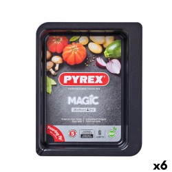 Ofenschüssel Pyrex Magic rechteckig 26 x 18 cm Metall 6 Stück