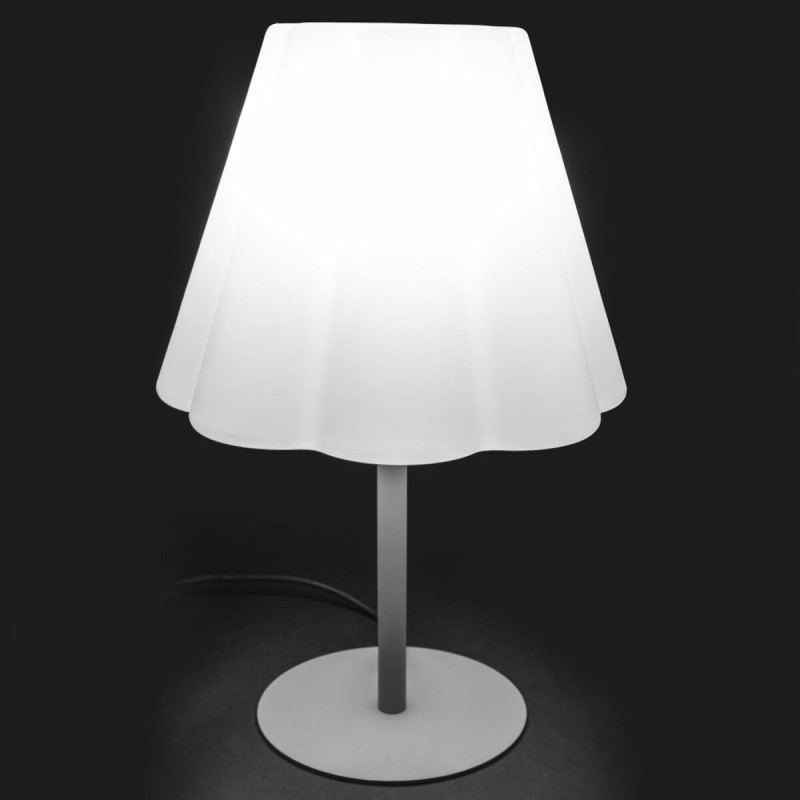 Lamp Abbey White Grey 23 W E27 220 V 39 x 39 x 60 cm